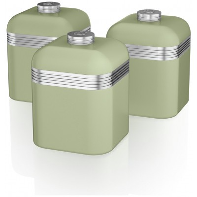 SWAN RETRO CANISTERS GREEN