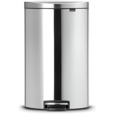 BRABANTIA PEDAL BIN FLATBACK 40L FPP MAT