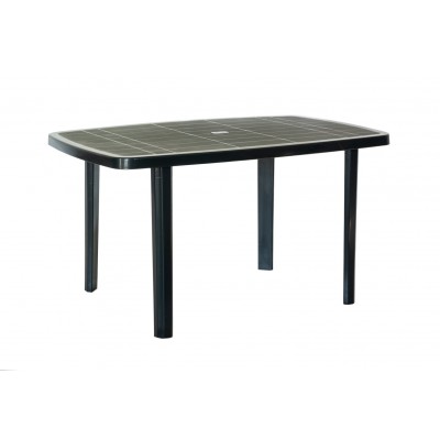 AH1 ANTHRACITE RESIN RECTANGULAR TABLE