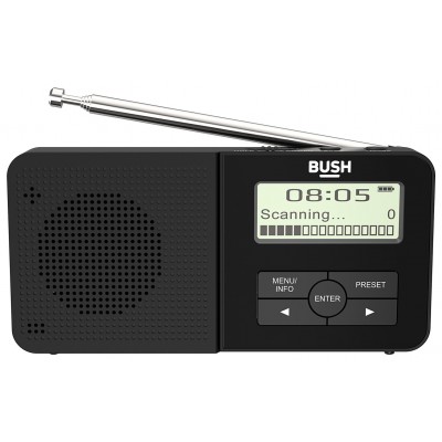 BUSH RECHARGABLE COMPACT DAB RADIO