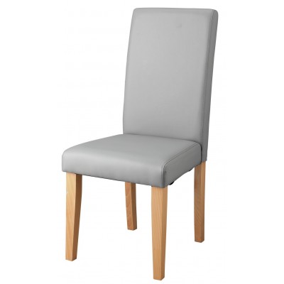 Argos Home Pair of Midback Dining Chairs - Grey