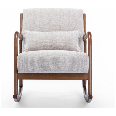 Kyoto Leah Fabric Rock Chair - Natural