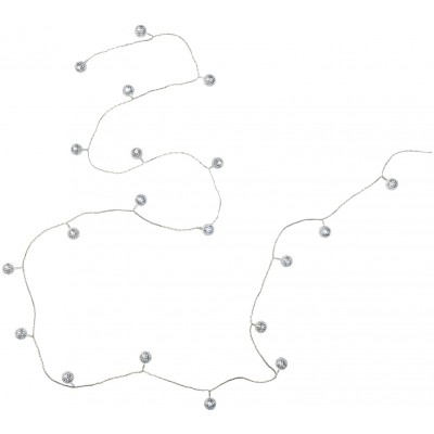 Habitat Bede UK 20 Silver Metal Ball Garland