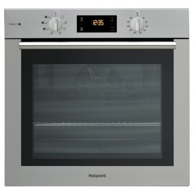 Hotpoint FA4S544IXH Built In Single Steam Oven - Silver