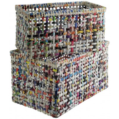 Habitat Cohen Set of 2 Rectangle Baskets