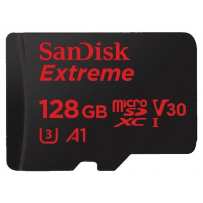 SanDisk Extreme 160MBs MicroSDXC UHS-I Memory Card - 128GB