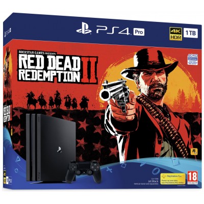 PS4 Pro 1TB Console & Red Dead Redemption 2 Bundle Pre-Order