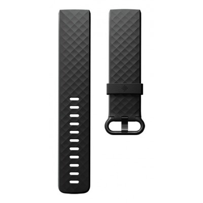 Fitbit Charge 3 Smartwatch Black Band - Large