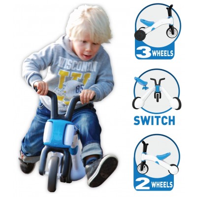 Chillafish Bunzi 2 in 1 Gradual Balance Bike Blue