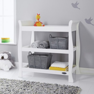 OBABY STAMFORD OPEN CHANGING UNIT WHITE