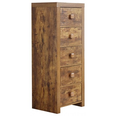 JAKARTA 5 DRAWER SLIM MANGO