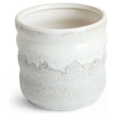 Habitat Reactive Glaze Small Ceramic Planter - Grey