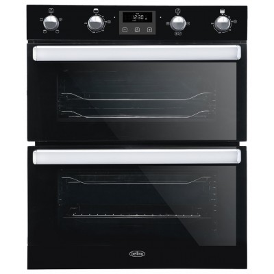 BELLING BI702FPCT DBL OVEN BLK INS