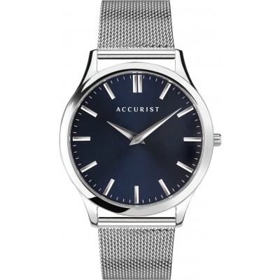 Accurist Men's Silver Stainless Steel Bracelet Watch
