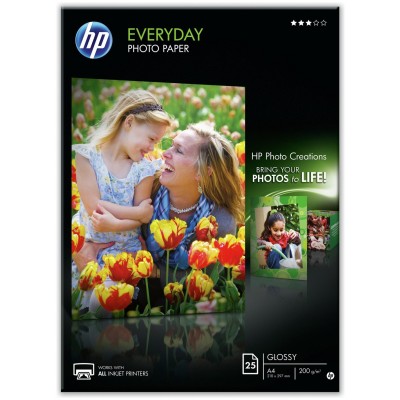 HP Everyday A4 Gloss Photo Paper - 25 Sheets
