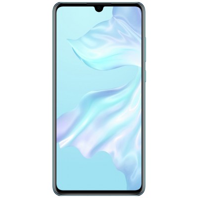 SIM Free Huawei P30 128GB Mobile Phone-Crystal