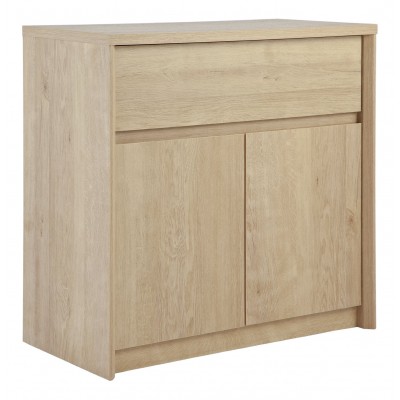Argos Home Dalen 2 Door 1 Drawer Sideboard - Oak Effect