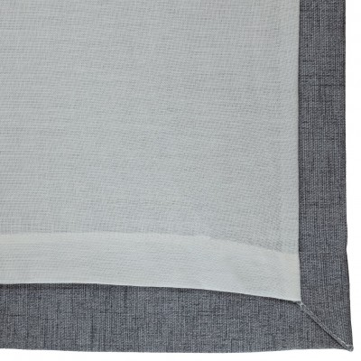 Argos Home Printed Border Lined Eyelet Curtains - Natural