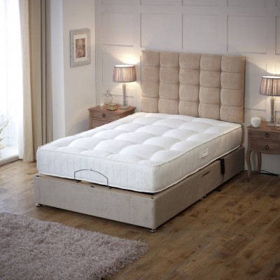 Imperial Double Adjustable Bed with a Memory Foam Mattress
