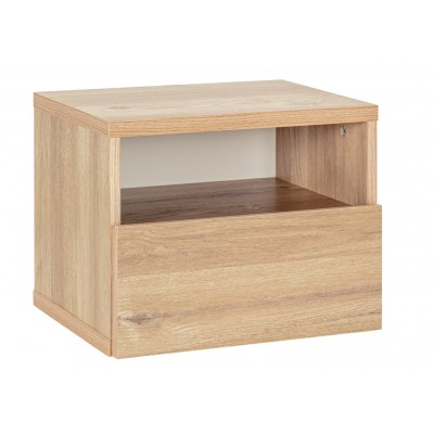 Argos Home Jenson Floating Bedside Table - Oak Effect