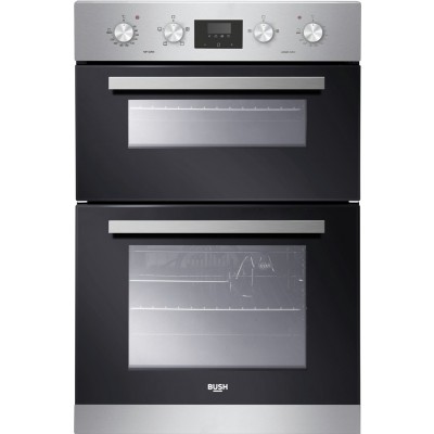 Bush AWBSDFO Built In Double Electric Oven - Stainless Steel