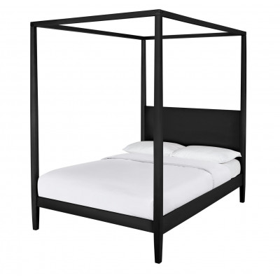 Habitat Blissford 4 Poster Kingsize Wooden Bed Frame - Black