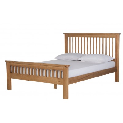 Argos Home Aubrey Superking Wooden Bed Frame - Oak Stain
