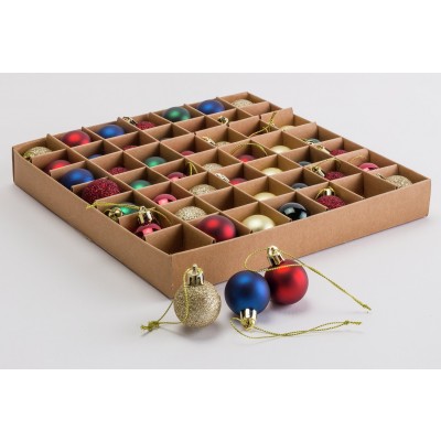 Argos Home Berry Christmas Baubles - 49 Pack