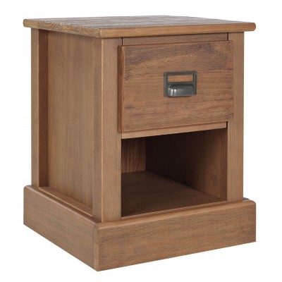 Argos Home Drury 1 Drawer Bedside Table - Pine