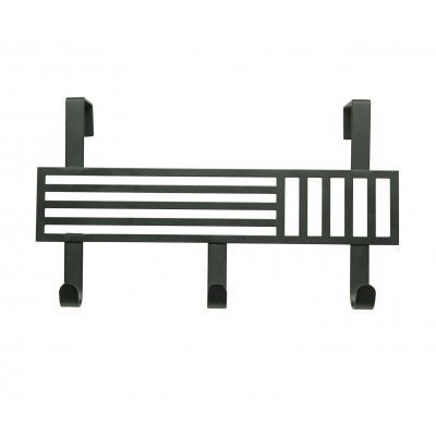 Argos Home Over the Door Hooks - Black