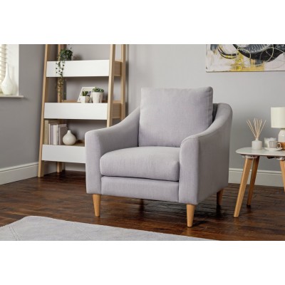 Argos Home Cameron Fabric Cuddle Chair - Sage