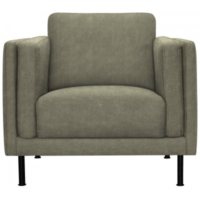 Argos Home Hugo Faux Leather Armchair - Grey