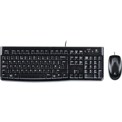 Logitech MK120 Wired Mouse and Keyboard Deskset