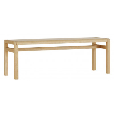 Habitat Radius 3 Seater Solid Oak Dining Bench - Oak