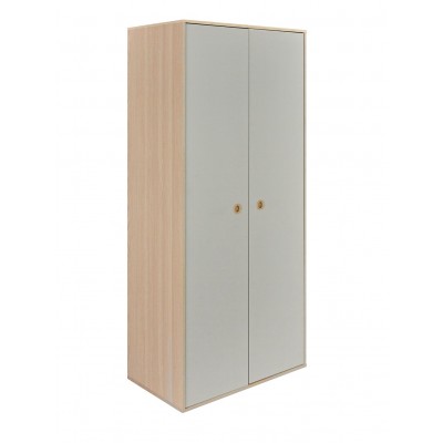 Habitat Kids Camden 2 Door Wardrobe - Grey & Acacia