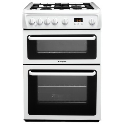 HOTPOINT HAG60P WHT GAS COOKER INS