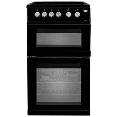 Beko KDVC563AK 50cm Double Oven Electric Cooker - Black