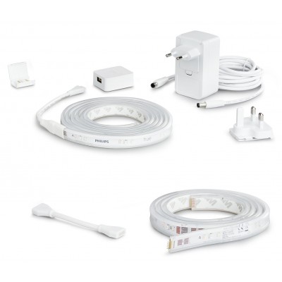 Philips Hue Smart 2m LED Lightstrip Plus 1m Extension Kit