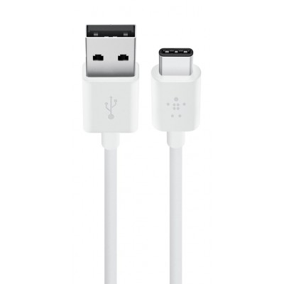Belkin 1.8m USB-A to USB-C Charge Cable - White