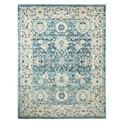 Argos Home Floral Persian Rug - 120x160cm - Blue