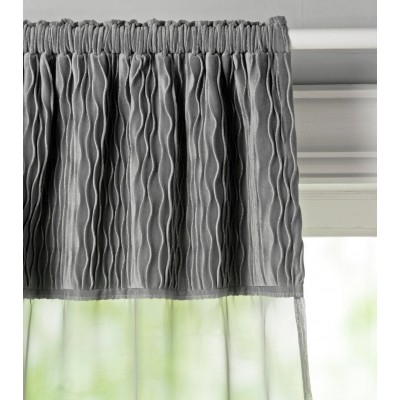 Argos Home Crushed Velvet Voile Curtain Panel