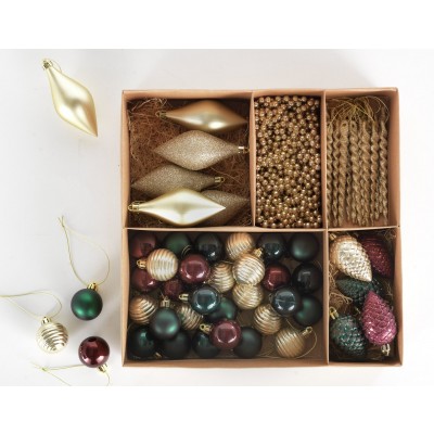 Argos Home Berry Christmas Decorations - 75 Pack