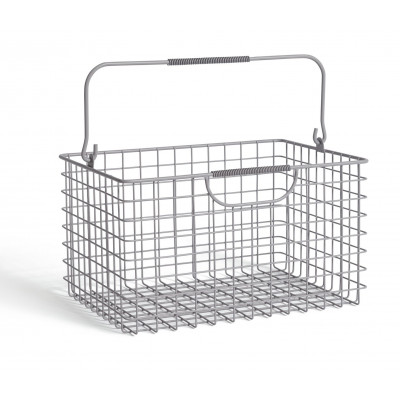 Argos Product Support for Habitat Large Wire Basket - Matt Grey 