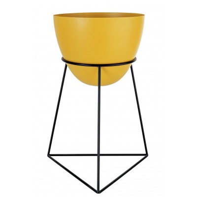 SH APARTMENT LIVING METAL MUSTARD PLANTE