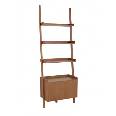 Habitat Jessie 2 Door Ladder Shelf - Walnut