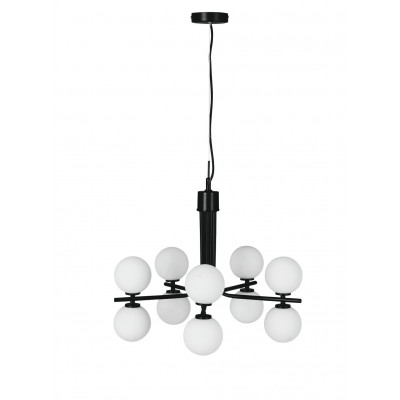 HABITAT LUCCA 5 ARM METAL PENDANT BLACK