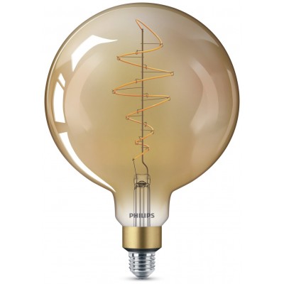 Philips LED Filament E27 6.5W (40W) Dim Giant Bulb - Gold