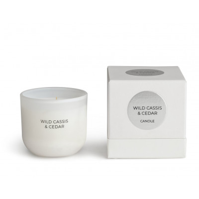Habitat Boudoir Boxed Candle - Wild Cassis & Cedar