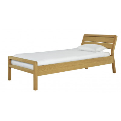 Habitat Radius Single Wooden Bed Frame - Oak