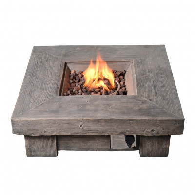 PTOP GAS FIREPIT W COVER HF11501AA UK